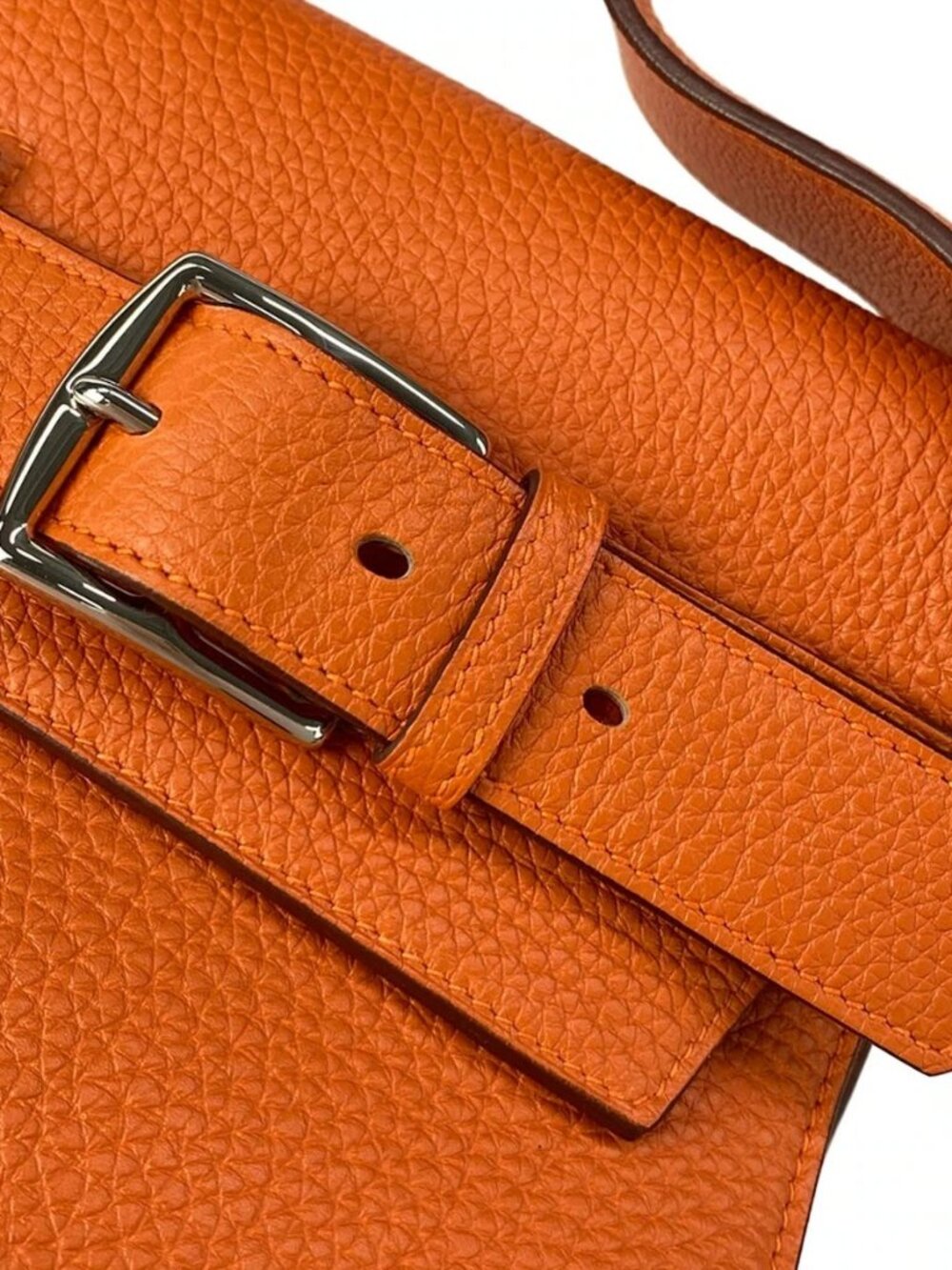 HERMES Etribelt Orange Togo Unclear Handbag - Picture 10 of 16